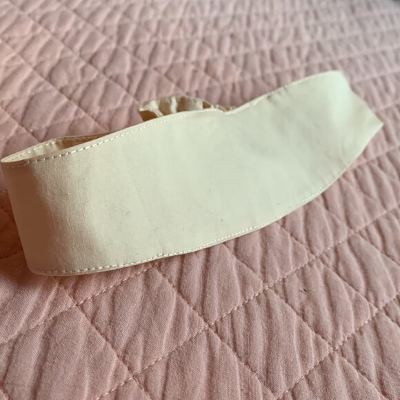 Classic Cream Cotton Headband – Handcrafted with Love - Picture 5 of 12